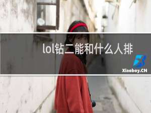 lol钻二能和什么人排