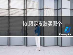 lol限定皮肤买哪个