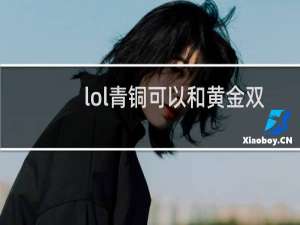 lol青铜可以和黄金双排吗