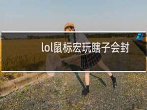 lol鼠标宏玩瞎子会封号吗