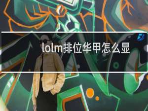 lolm排位华甲怎么显示