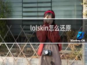 lolskin怎么还原皮肤