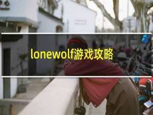 lonewolf游戏攻略