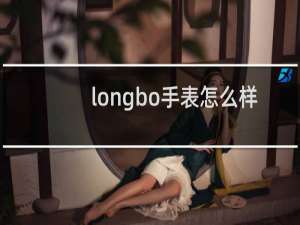 longbo手表怎么样