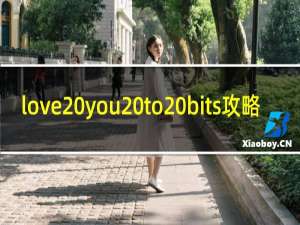 love you to bits攻略