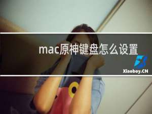 mac原神键盘怎么设置