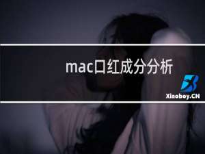mac口红成分分析