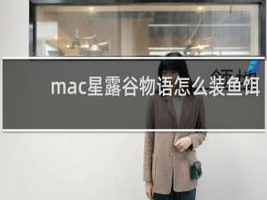mac星露谷物语怎么装鱼饵