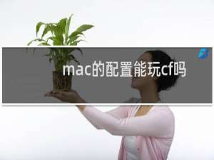 mac的配置能玩cf吗