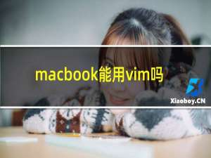 macbook能用vim吗