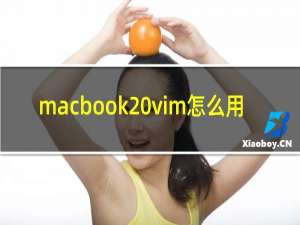 macbook vim怎么用