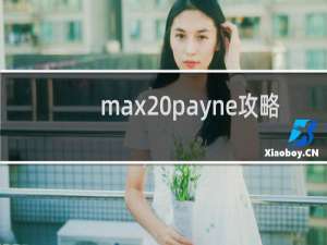 max payne攻略