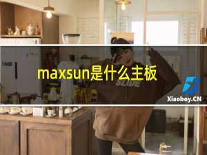 maxsun是什么主板