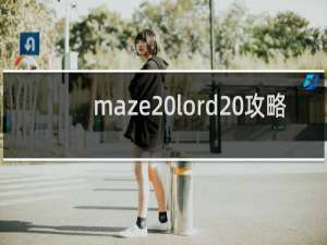 maze lord 攻略