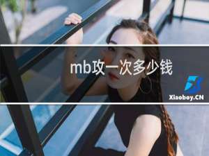 mb攻一次多少钱
