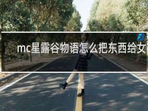 mc星露谷物语怎么把东西给女神