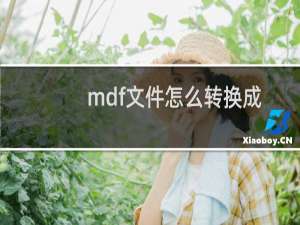 mdf文件怎么转换成blf（mdf文件怎么安装）
