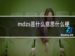 mdzs是什么意思什么梗