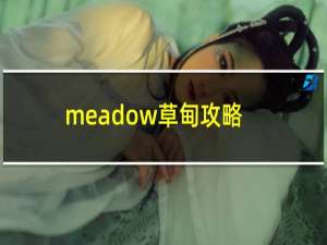 meadow草甸攻略