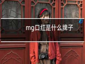 mg口红是什么牌子