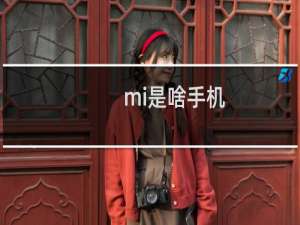 mi是啥手机