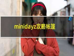 minidayz攻略帐篷