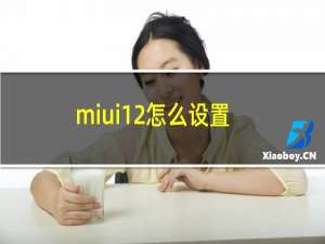 miui12怎么设置通知栏