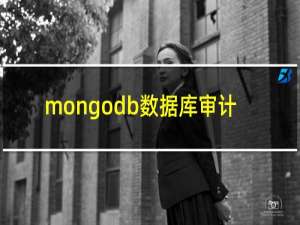 mongodb数据库审计