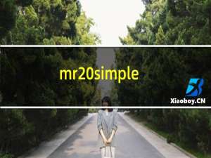 mr simple