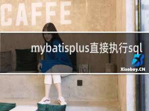 mybatisplus直接执行sql