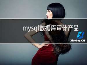 mysql数据库审计产品