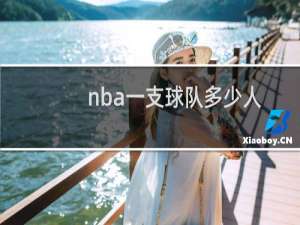 nba一支球队多少人