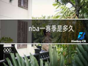 nba一赛季是多久
