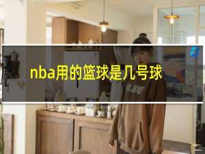 nba用的篮球是几号球