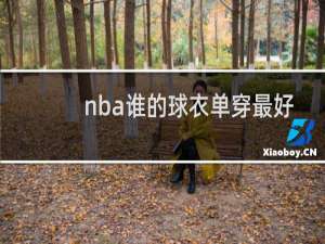 nba谁的球衣单穿最好看