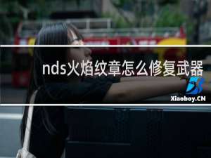 nds火焰纹章怎么修复武器