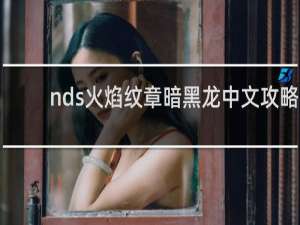 nds火焰纹章暗黑龙中文攻略