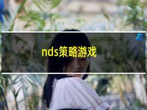 nds策略游戏