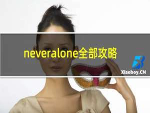 neveralone全部攻略