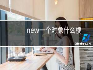 new一个对象什么梗？new一个对象是什么意思什么梗