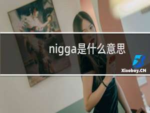 nigga是什么意思，在美国nigga和nigger为什么不能说什么梗