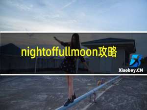 nightoffullmoon攻略