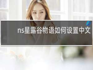 ns星露谷物语如何设置中文