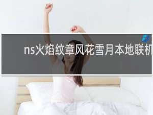 ns火焰纹章风花雪月本地联机