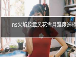 ns火焰纹章风花雪月难度选择