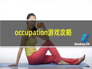 occupation游戏攻略