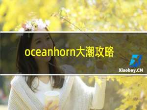 oceanhorn大潮攻略