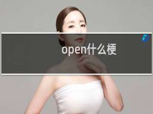 open什么梗