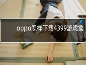 oppo怎样下载4399游戏盒