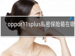 oppor11splus私密保险箱在哪里